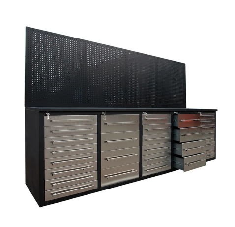 Storage Spare Tools Parts Box Work Table for Professional Garage Tool Organization