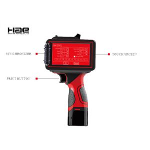 Barcode QR Code Handheld Inkjet Coder , Date Number Thermal Plastic Bag Inkjet