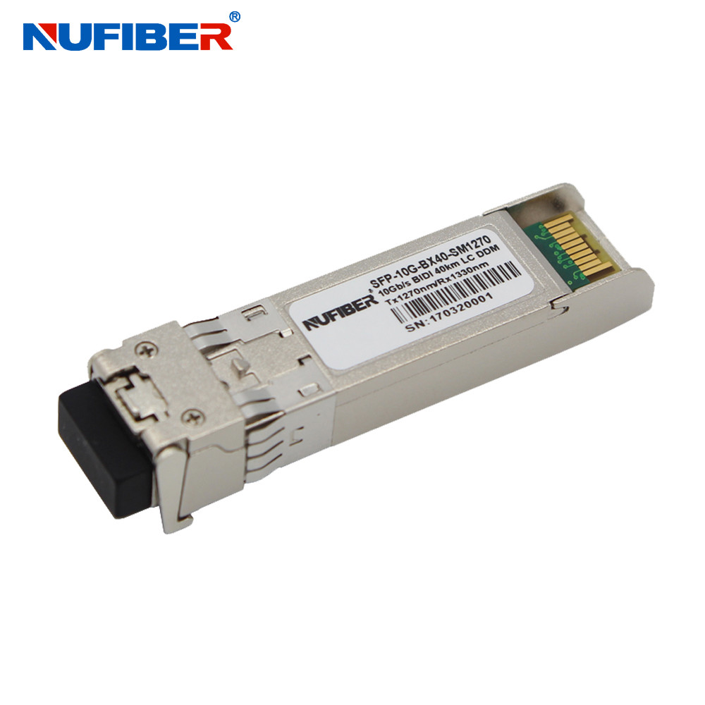 SM Bidi LC 10ge SFP+ Transceiver Module 20km No Reference Clock Required