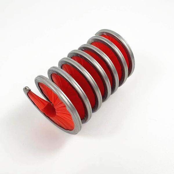 Quality Inner Winding Helical Brush Spiral Spring Coil For Residue Wiping Cleaning for sale