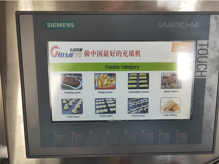 304 Stainless Steel CE Certified Automatic Cookie Making System for 350 KG Production