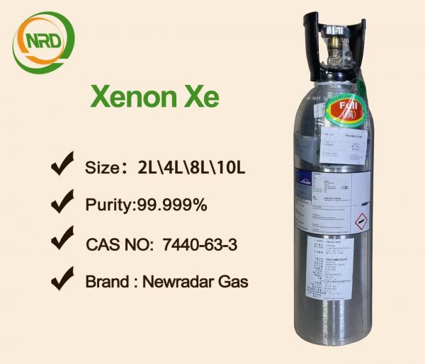 Quality Xenon Gas Colorless CAS 7440-63-3 Inert Gases Xenon Greenhouse Gas With 99.999% Purity for sale