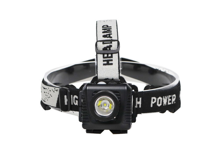 Portable 178Lm Super Bright Headlamp AAA 2W Simple Stripe Design