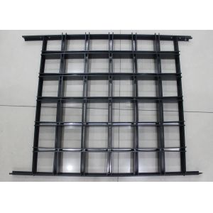 China Install with Black T bar Frame Metal Aluminum grid ceiling 600 x  600 Lattice on sale