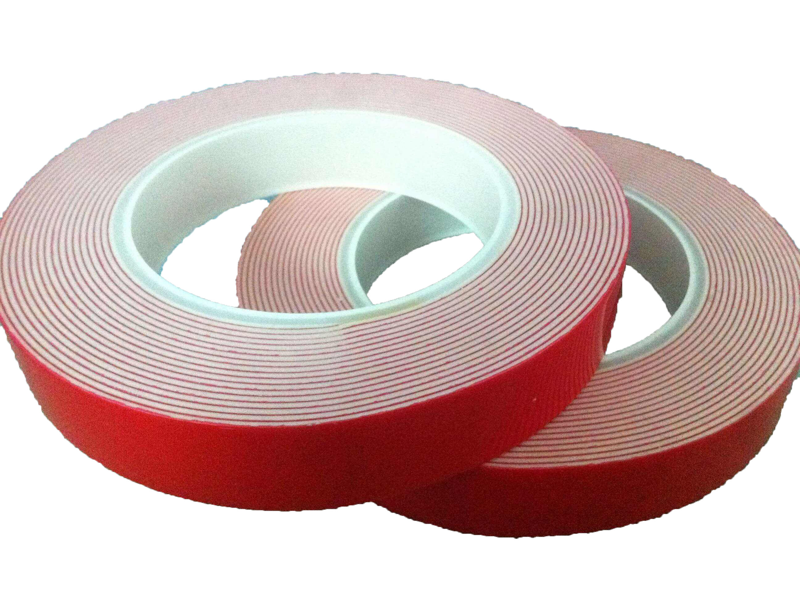 Two sided adhesive tape coated strong acrylic glue with PE foam backing material