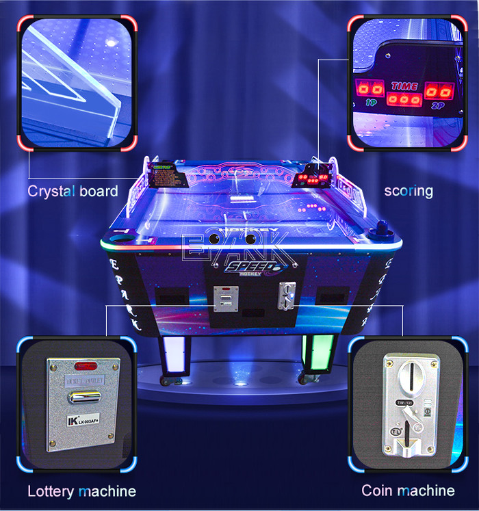 Indoor Amusement Arcade Game machine Coin Operated Luxury Hockey Table for kid/adult