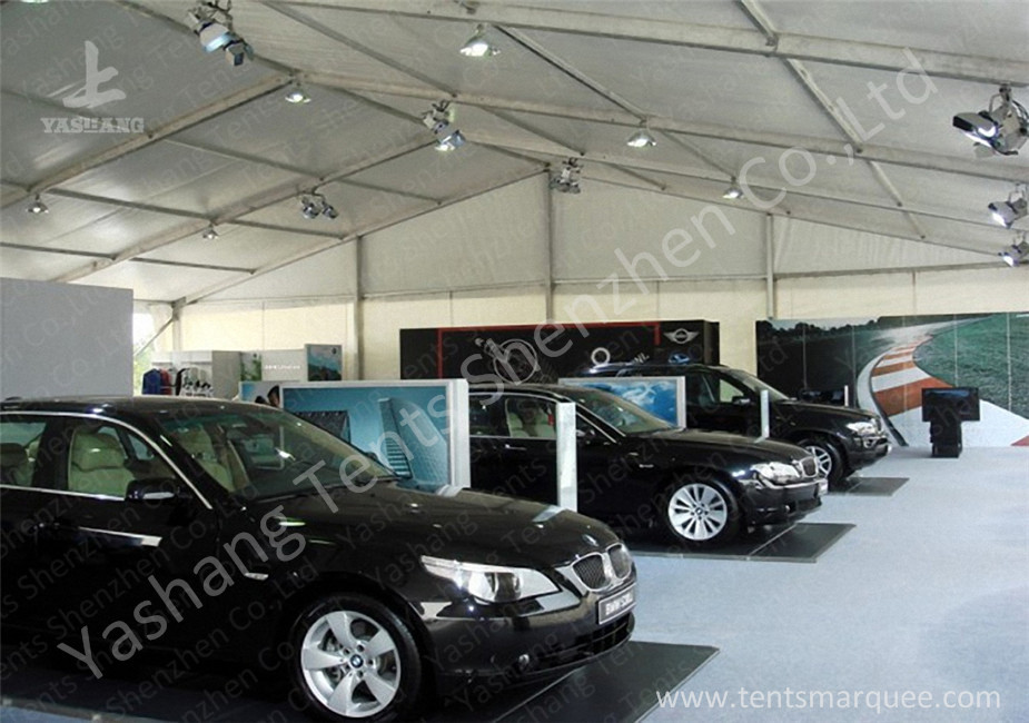 Sunblock Car Outdoor Exhibition Tents with Water Resistant PVC Fabric Cover