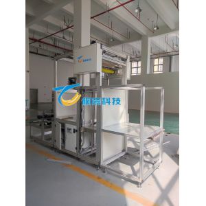 China Automated Glass Fiber Pleating Machine Efficient Filter Manufacturing Equipment on sale