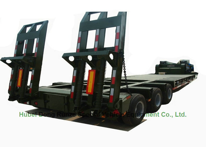 3 Axle Gooseneck Hydraulics Trailers Lowbed Semi Trailer ,60ton,80Ton