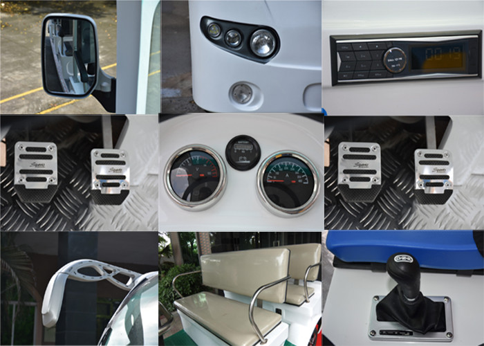 14 Seater Electric Sightseeing Bus With Curtis Controller / MP3 Player / Speaker