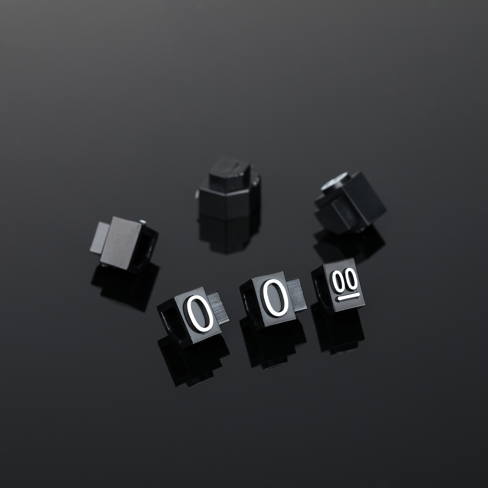 6x4mm Jewellery Display Price Digital Cube For Retail Shop Display Customizable
