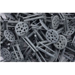 Plug Type Plastic Insulation Anchors With Nylon Pin For Fixing Rigid Insulation