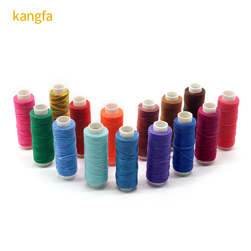 Custom Made 9ply Round Waxed Thread for Hand-sewn Leather 100% High Strength Polyester