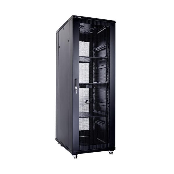Front Rear Doors 37U Network Equipment Rack High Ventilation Rate 600 X 800mm