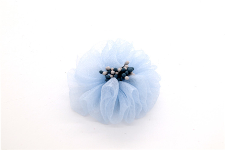 Handmade Girl Shoe Lace Flowers For Shoes / Hair / Headband SGS Certificated