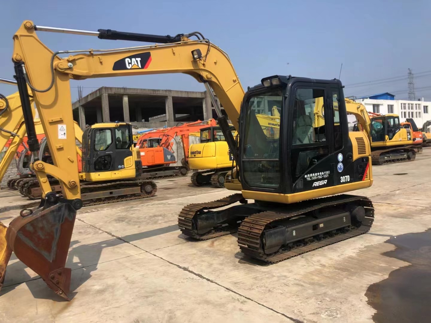 used cat 307 mini excavator in good condition in a good condition for sale