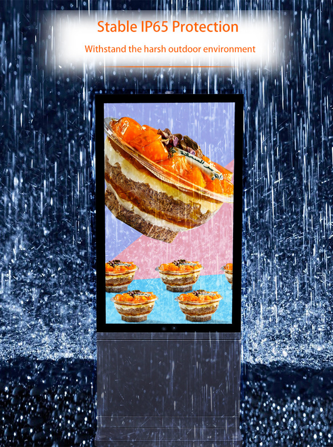 Brightness Waterproof IP65 Outdoor Digital Signage with Remote Management