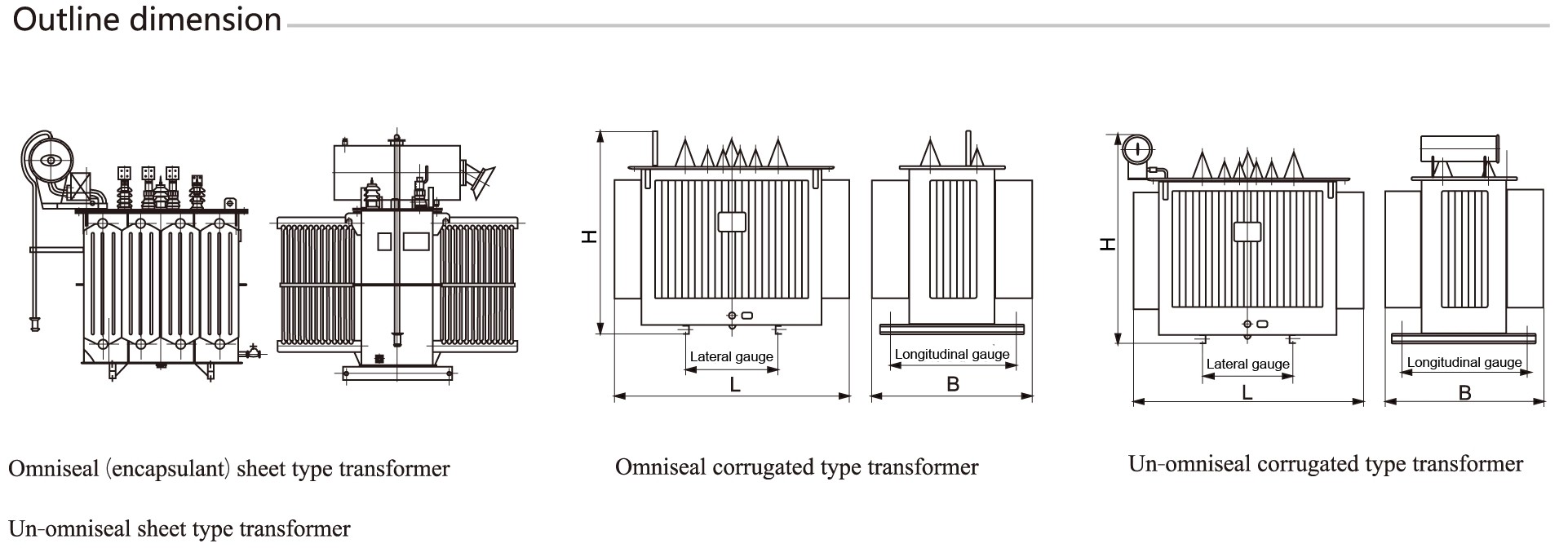 11kv 33KV 5000KVA oil immersed Power Transformer