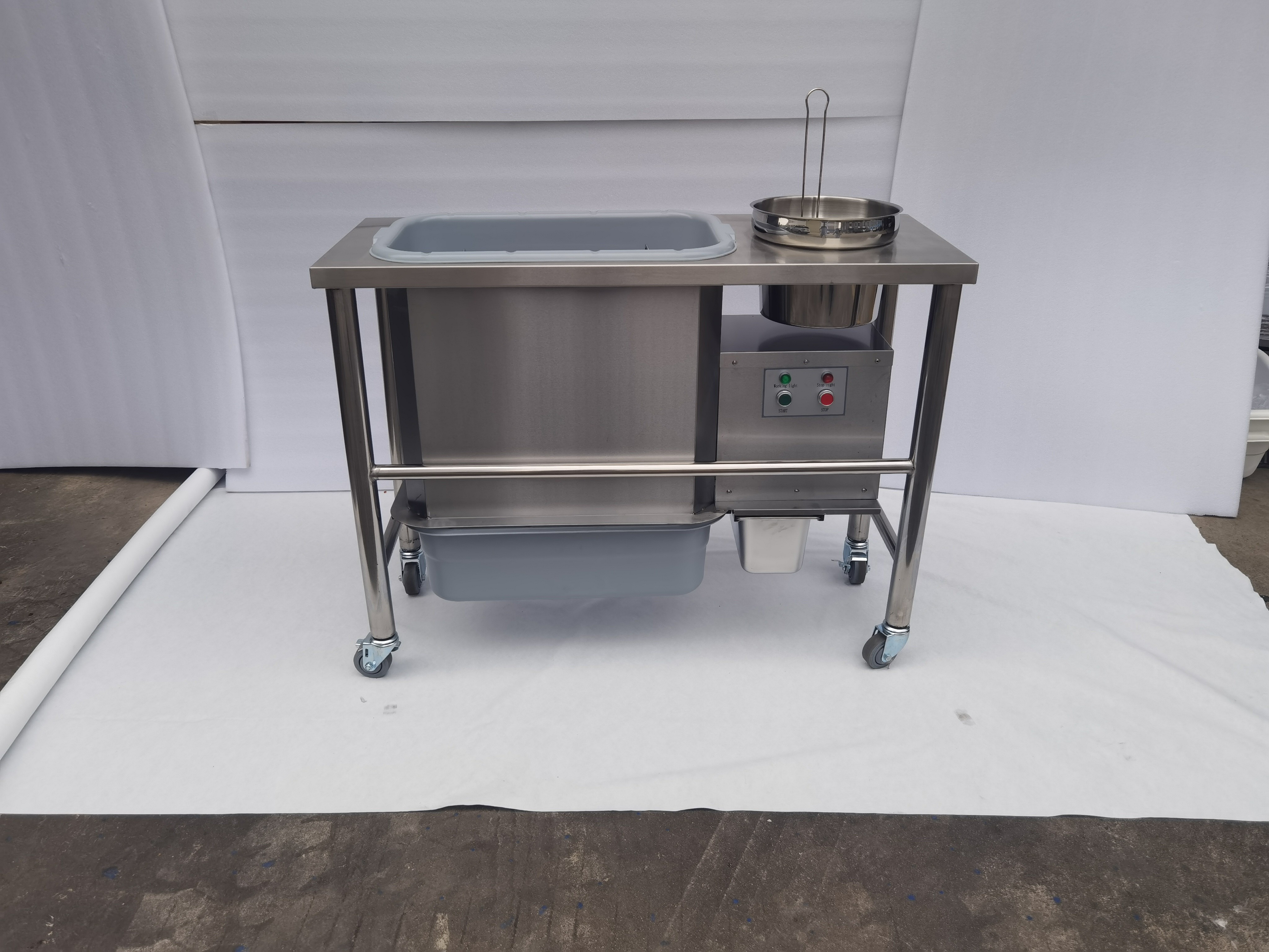 Breading Table 304SUS Automatic Commercial Electric Chicken Breader Table