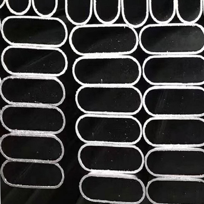 Q235 Q195 Flat Sided Oval Steel Tubing Mild Steel Flat Sided Oval Tube