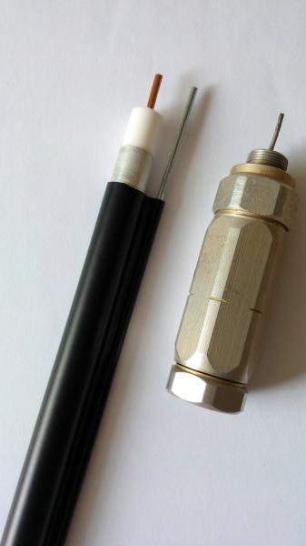 Coaxial Cable 500 with Galvanized Steel Messenger Seamless Aluminum Tube Trunk