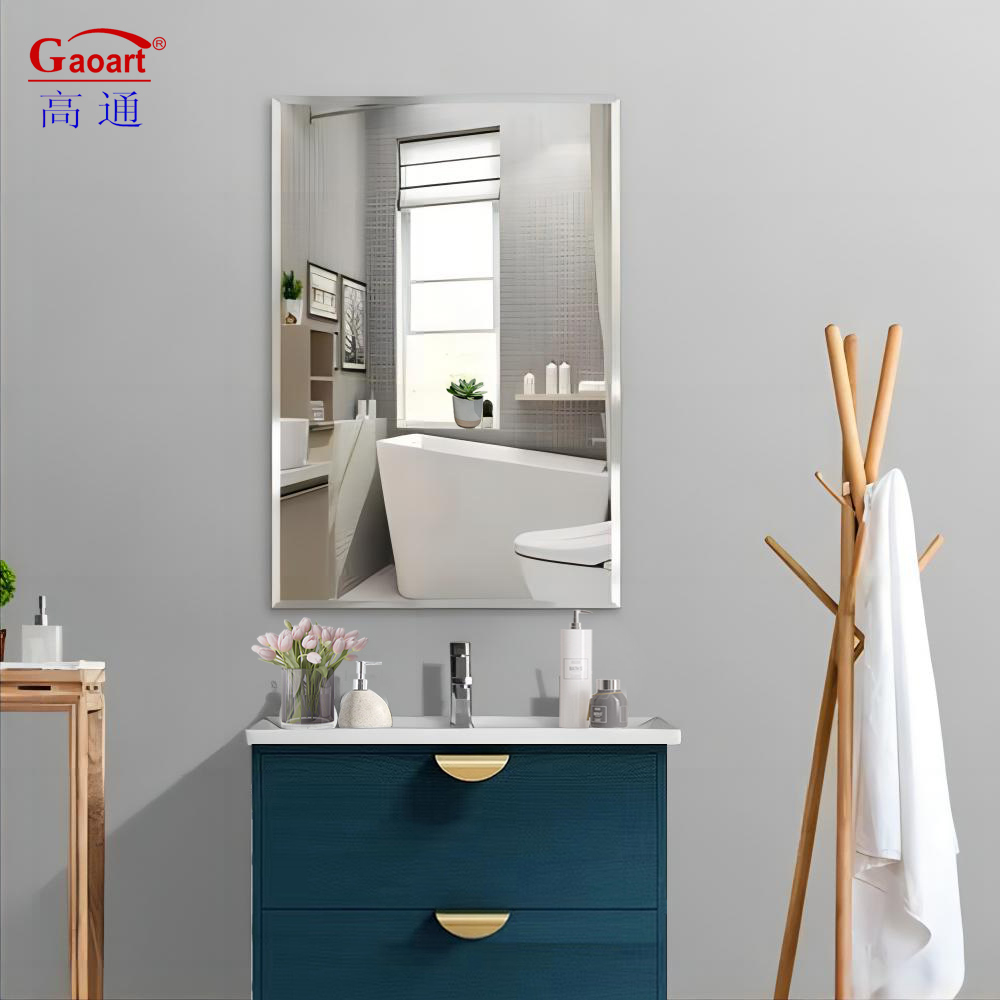 Salon Decor Wall Pocket Inflatable Ball Sticker Adhesive Tray Glass Mirror Magic Compact Bedroom Decoration