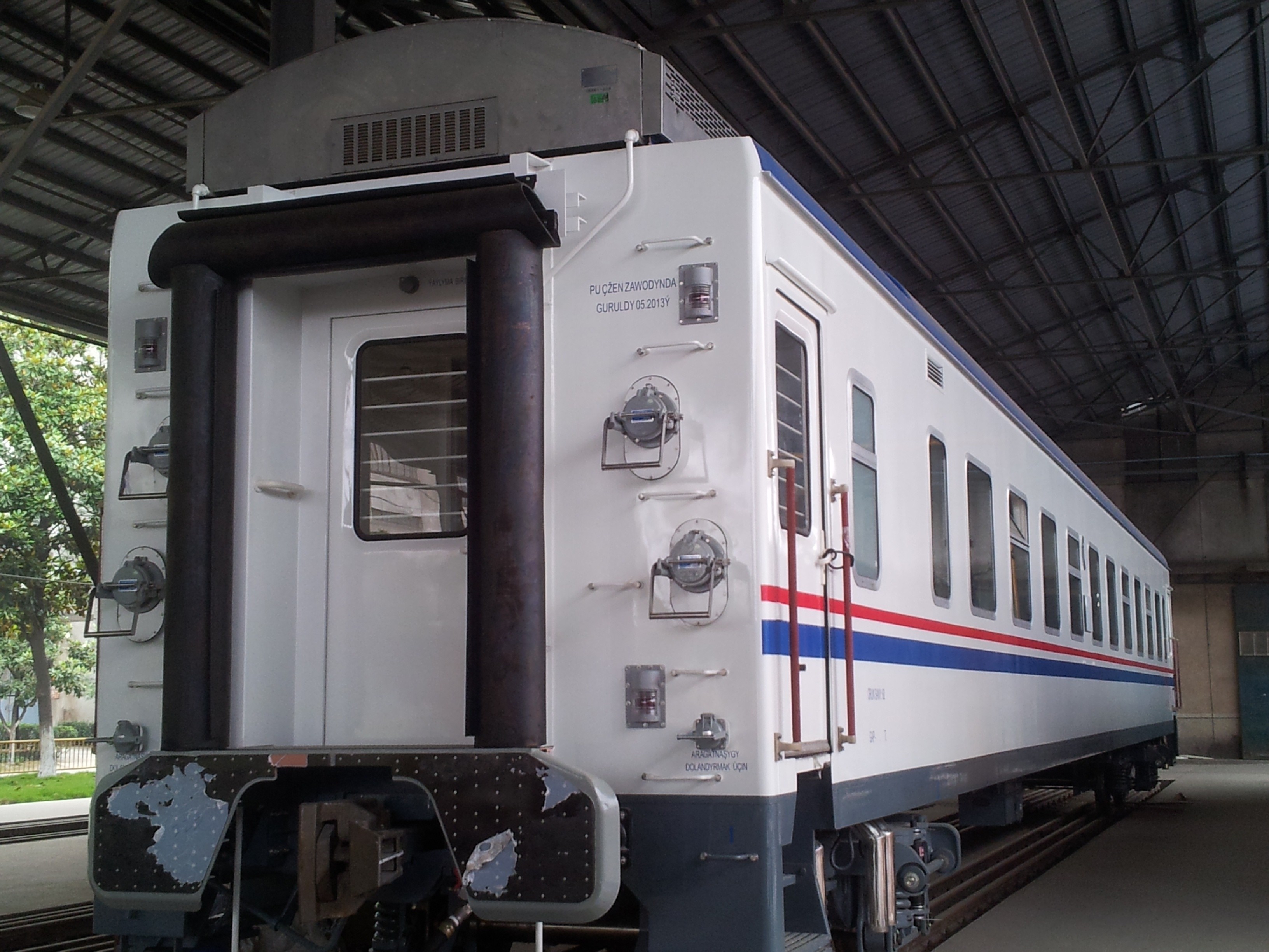 Railway Fire Resistant Gangway In Train NR Steel Train End Gangways