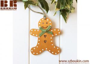 2018 new design Christmas tree hanging wooden shape deer ornament for home decoration