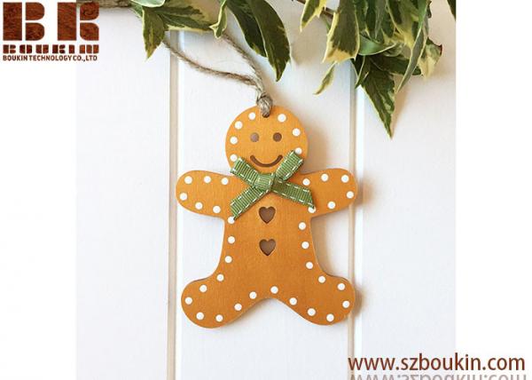 Quality 2018 new design Christmas tree hanging wooden shape deer ornament for home decoration for sale