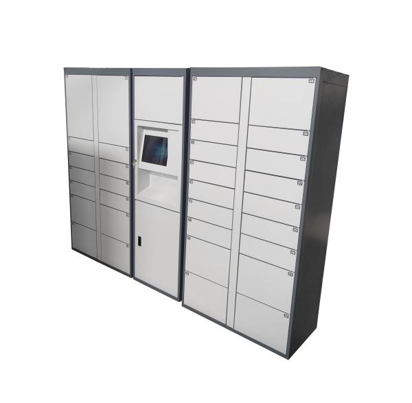 Cashless Payment Luggage Storage Rental Locker Touch Screen Customizable Door