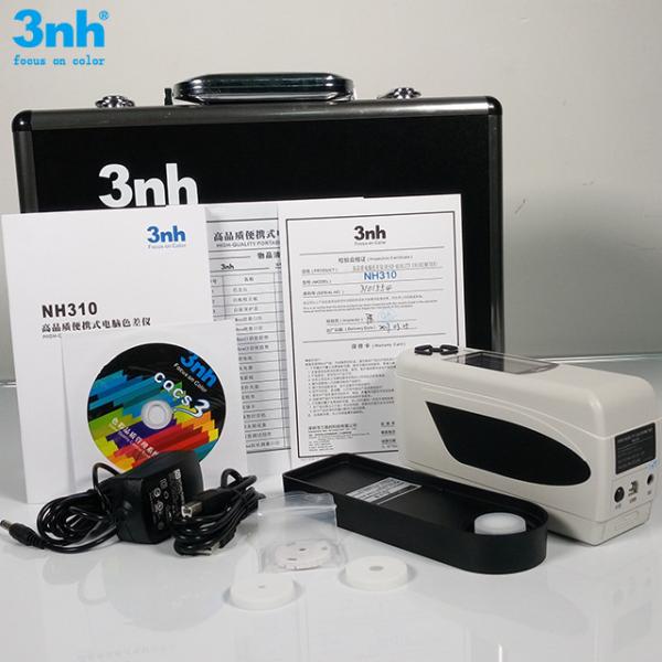 Portable Colour Difference Meter , NH310 3nh Hunter Lab Colorimeter USB Data