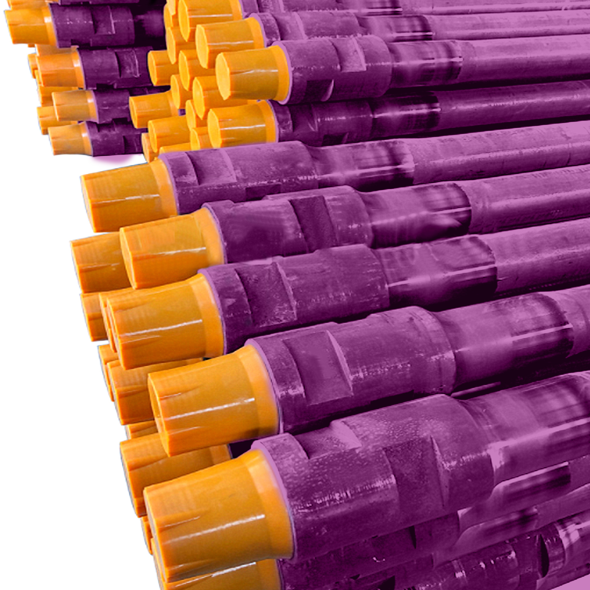 Mining Drill Rod Heavy Weight Drill Pipe Upsetting Process Threaded Drill Rod