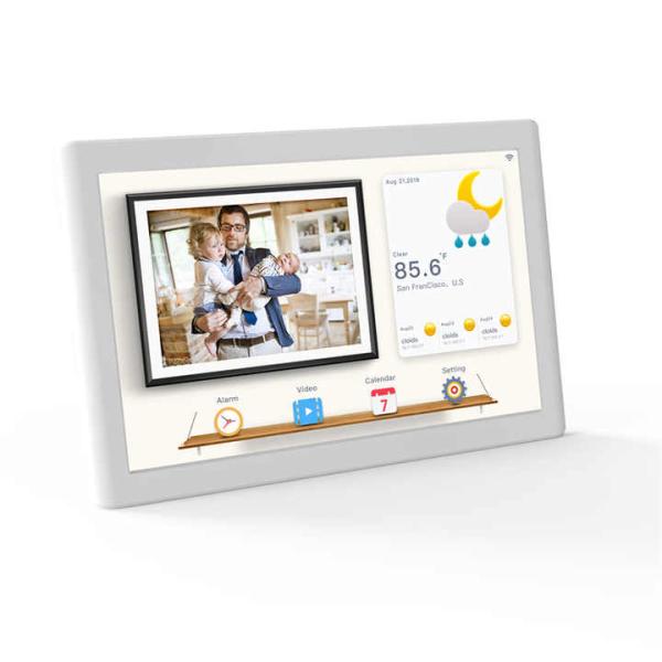 JCVISION JC-FRAME DIGITAL PHOTO FRAME 10.1 inch WIfi Android Photos VIdeos