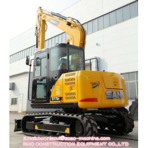 China SY75C  Mini 8 Ton 0.28m3 Hydraulic Crawler Excavator on sale