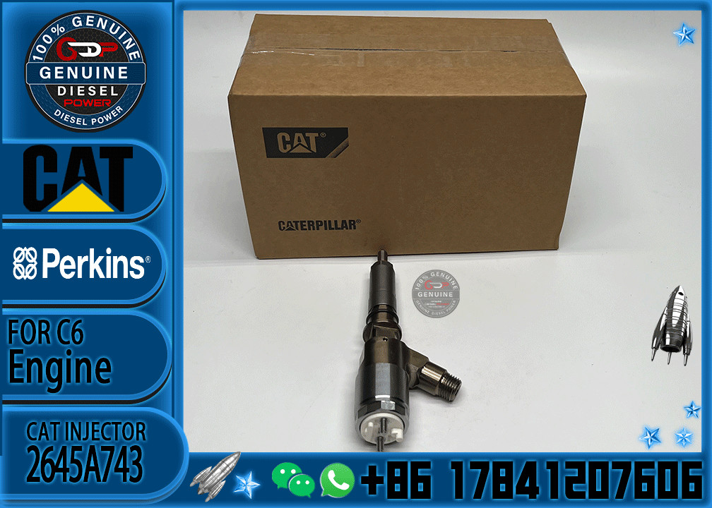 New Diesel Fuel Injectors nozzles 321-0990 2645A743 10R-7668 2645A705 2645A709 injector for Caterpillar C6.6 Perkins 110