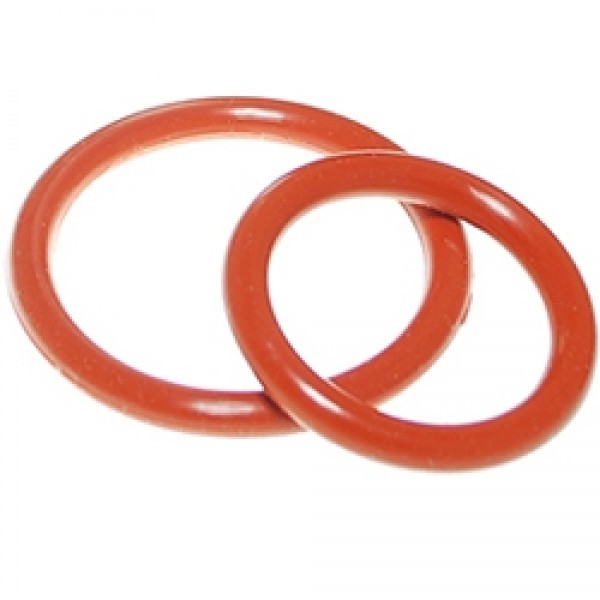 Custom silicone rubber O ring , multi-color transparent, translucnet, grey, black, red