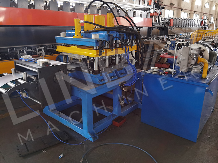 Fire Door High Speed Post Hydraulic Punch Metal Door And Window Roll Forming Machine