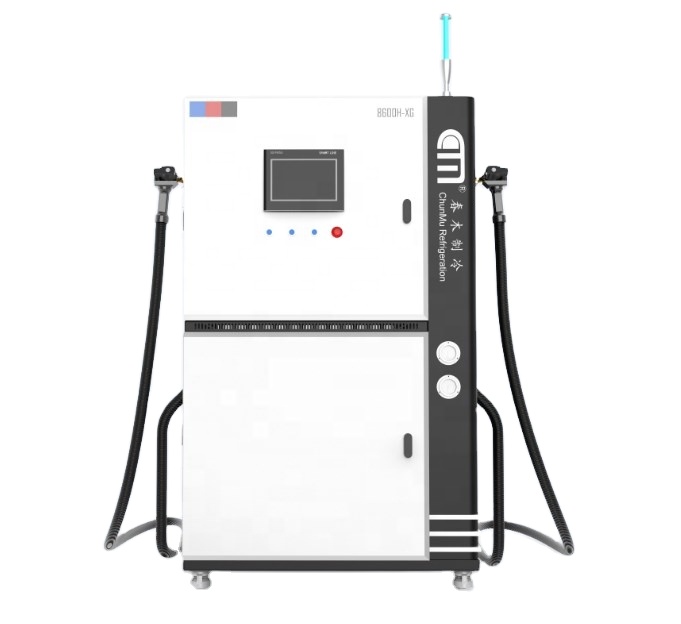 Flammable R290 R600a Refrigerant Recovery System 4HP Explosion Proof Recovery Machine Ac Charging Machine