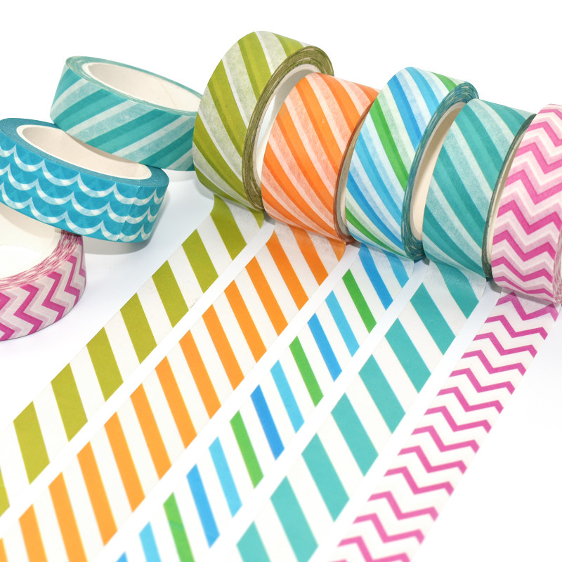 Japanese Washi Masking Tape Custom Printed Colored Masking Tape