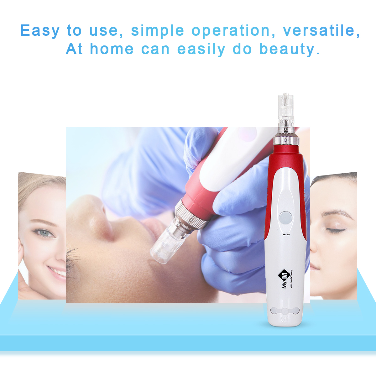 Mesopen Auto Electric Rf Microneedling Home Device Skin Rejuvenation