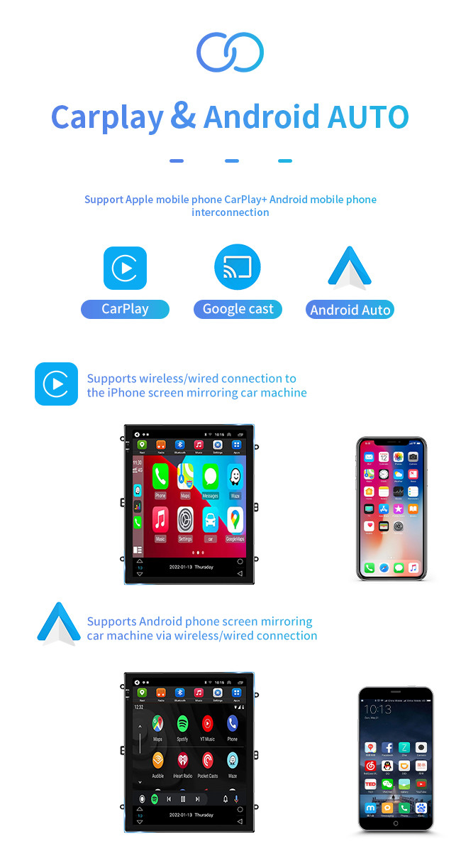 9.7inch android car navigation system 8 Core CPU Car Stereo