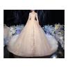 Buy cheap Comfortable Elegant Lady Wedding Dress / Long Tail Lace Bridal Gown from wholesalers