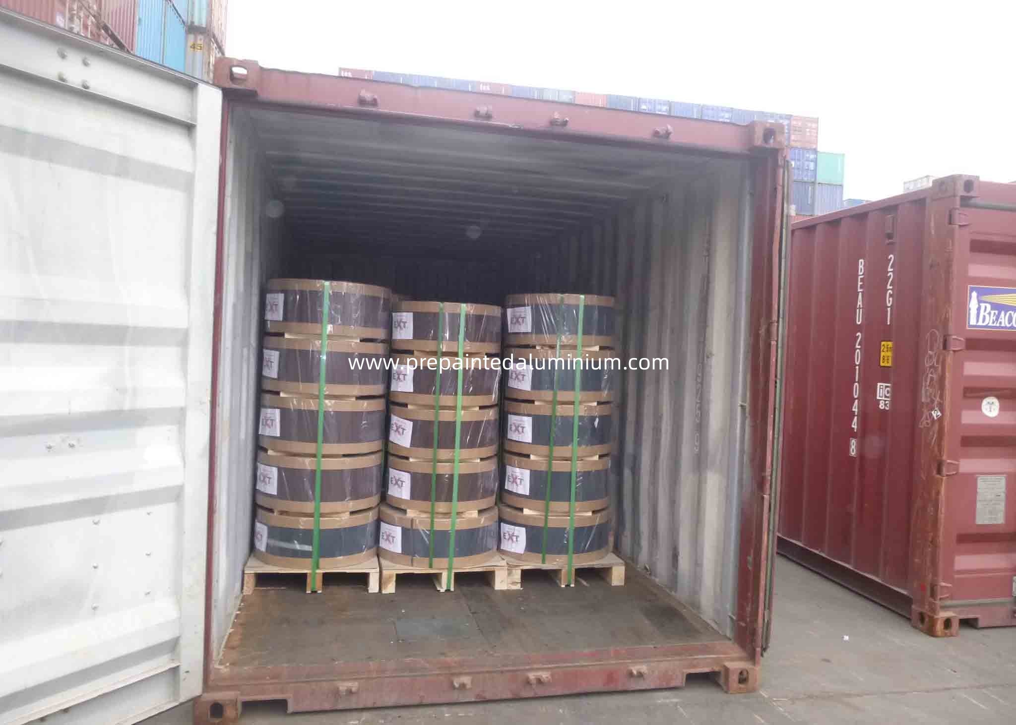 Alloy 3003 White Colord Aluminum Coil Pre-coated Aluminum Strip 300mm Width 1.00mm Thickness Used For Downspout