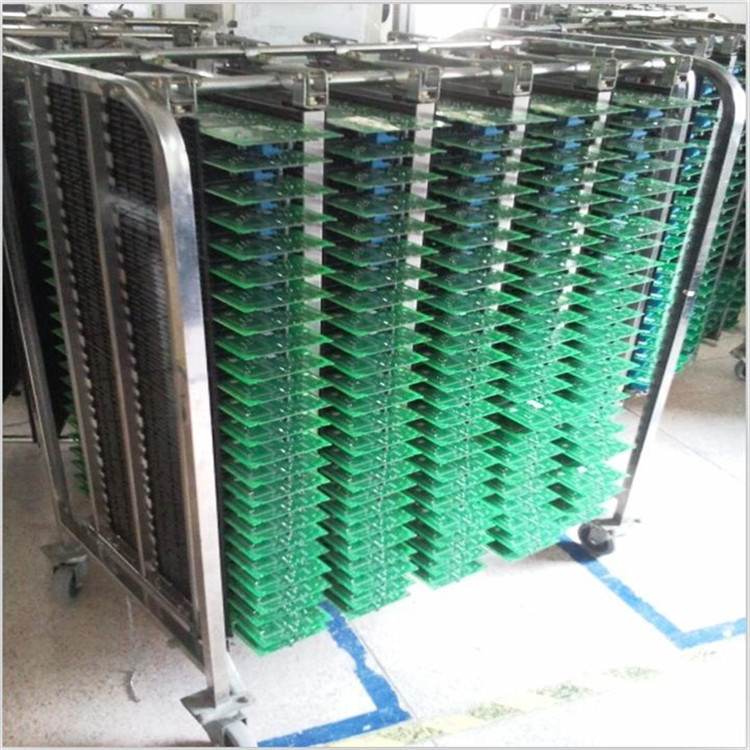 Stainless Steel Hanging Basket ESD PCB Trolley Roll Container