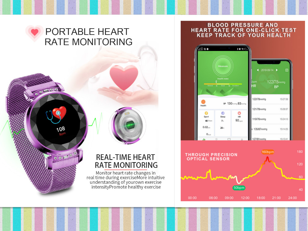 Bluetooth IP67 BLE 4.0 Waterproof Sport Smart Watch