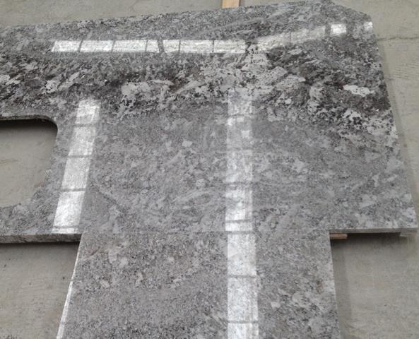 Antico Cream Granite Countertops High Polished Granite Vanity Top Kitchen Sink