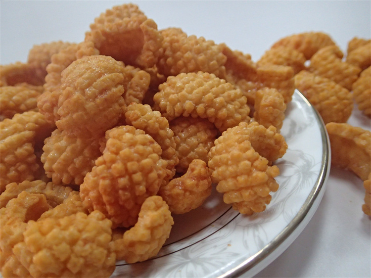 ODM Fried Rice Crackers Spiral Biscuits Chinese Salty Rice Crackers