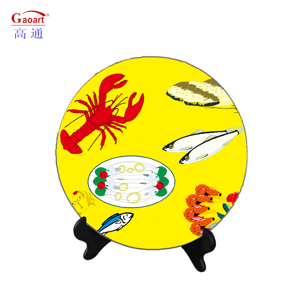 Square Round Kitchen Cutting Board with Sublimation Blank and Coated Tempered Glass