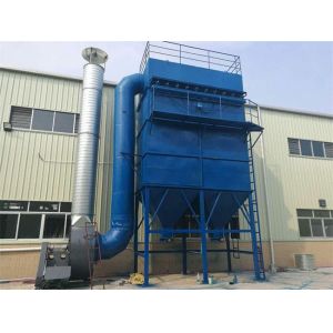 Manual Cartridge Filter 372m2 Pulse Bag Type Dust Collector Union With Internal