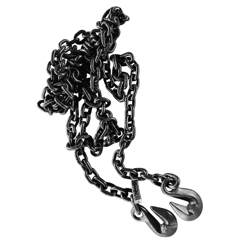 Black Oxide Finish G80 Lifting Chain with 2t Working Loadlimit and Welding Hooks